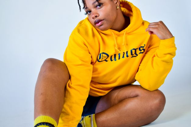 Golden Yellow Solid Hoodie