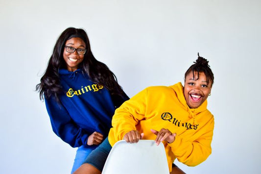 Navy Blue and Golden Yellow Swap Solid Duo