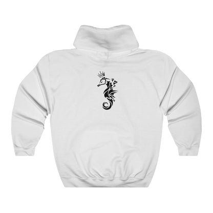 White Solid Hoodie